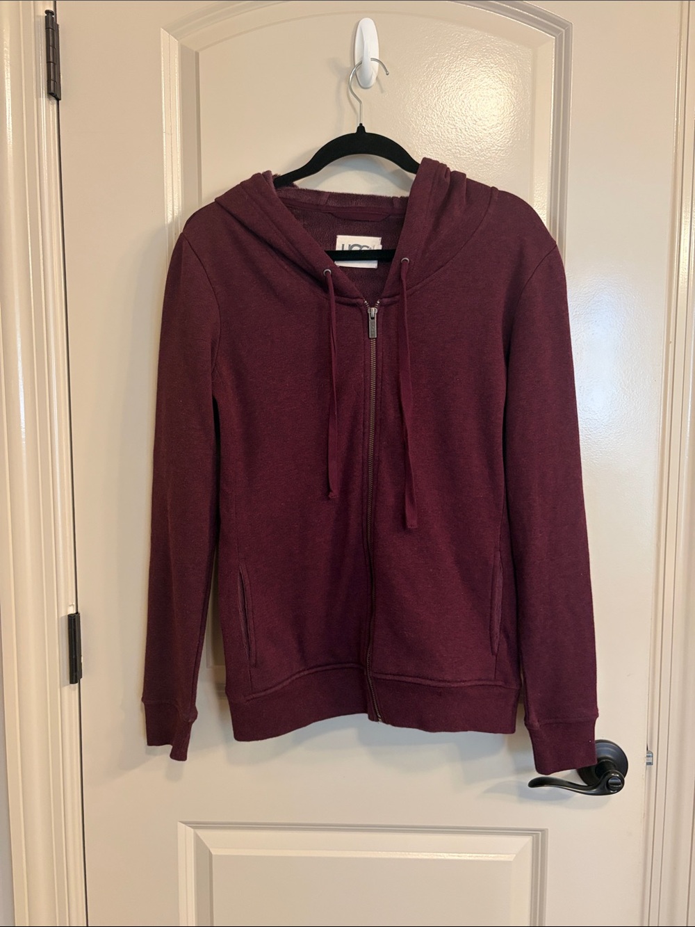 UGG Clara Washed Full-Zip Pile-Fleece Lined Hoodie